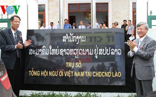 Khánh thành trụ sở Tổng hội người Việt Nam tại Lào